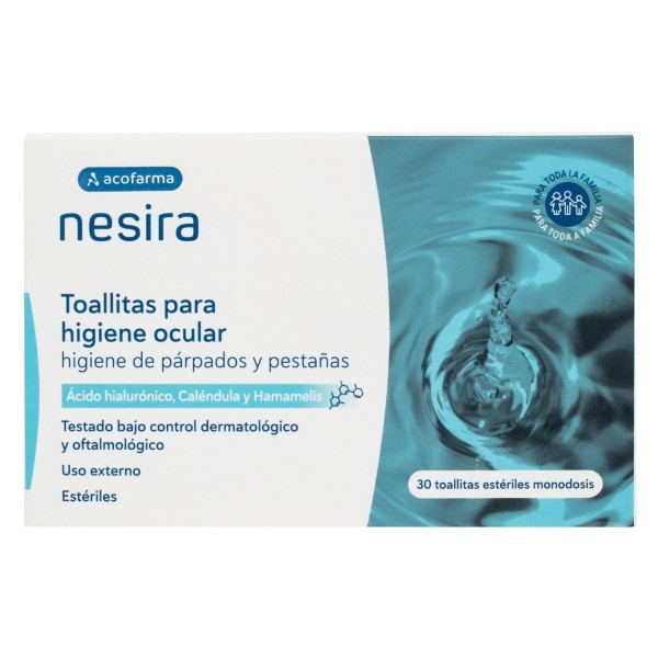 Acofarma Nesira Toallitas para Higiene Ocular 30