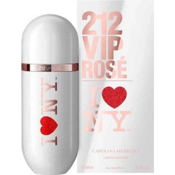 Carolina Herrera 212 Vip Rose I Love Ny Eau De Parfum Edición Limitada 100ml vaporizador