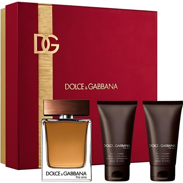 Dolce & Gabbana the one pour homme eau de toilette 100ml vaporizador + bálsamo after shave 50ml + gel de baño 50ml
